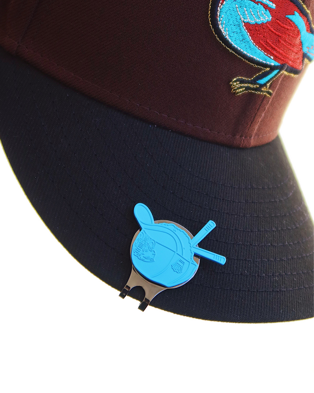 BLUE RAZZ HAT CLIP