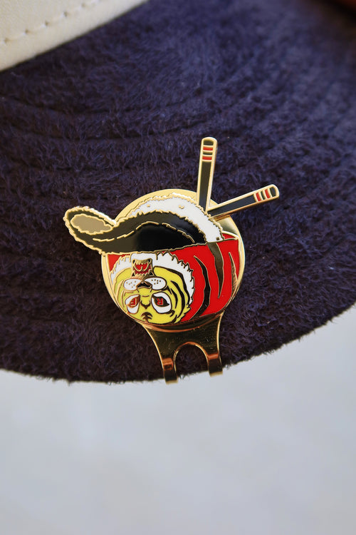 ANGRY TIGER HAT CLIP