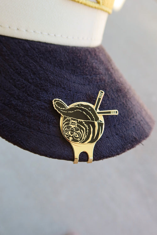 BLACK CAT HAT CLIP