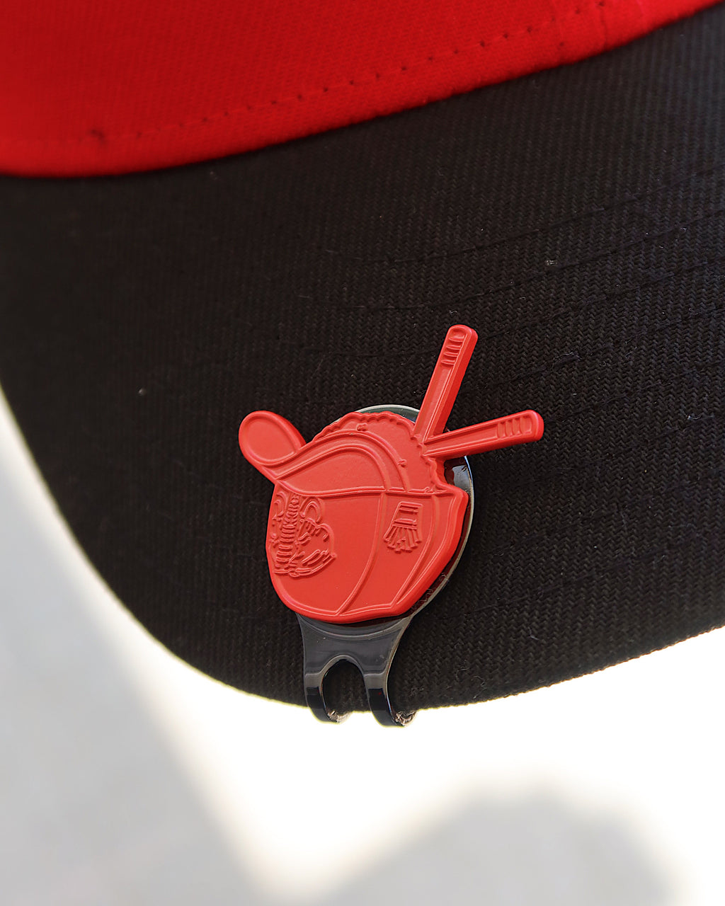 RED APPLE HAT CLIP